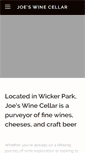 Mobile Screenshot of joeswinecellar.com